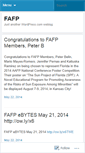Mobile Screenshot of fafpf.wordpress.com