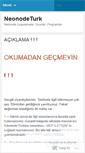 Mobile Screenshot of neonodeturk.wordpress.com
