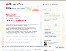 Tablet Screenshot of neonodeturk.wordpress.com
