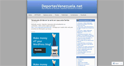 Desktop Screenshot of deportesvenezuela.wordpress.com