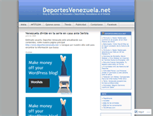 Tablet Screenshot of deportesvenezuela.wordpress.com