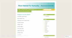Desktop Screenshot of habannouncements.wordpress.com