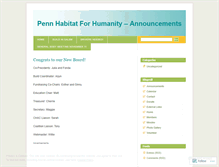 Tablet Screenshot of habannouncements.wordpress.com