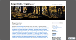 Desktop Screenshot of bergeralliedmovingcompany.wordpress.com