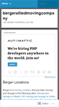 Mobile Screenshot of bergeralliedmovingcompany.wordpress.com
