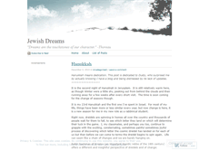 Tablet Screenshot of jewishdreams.wordpress.com