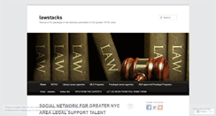 Desktop Screenshot of lawstacks.wordpress.com