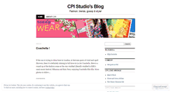 Desktop Screenshot of cpistudio.wordpress.com