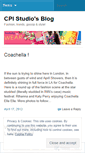 Mobile Screenshot of cpistudio.wordpress.com