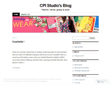 Tablet Screenshot of cpistudio.wordpress.com