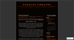 Desktop Screenshot of angelesurbanos.wordpress.com