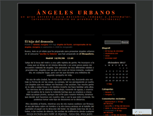 Tablet Screenshot of angelesurbanos.wordpress.com