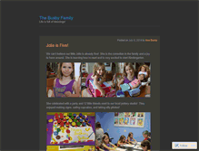 Tablet Screenshot of busbyfamily.wordpress.com
