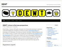 Tablet Screenshot of dewt.wordpress.com