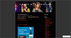 Desktop Screenshot of crazywinblog.wordpress.com