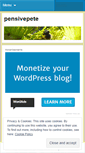 Mobile Screenshot of pensivepete.wordpress.com