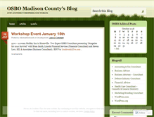 Tablet Screenshot of osbomadisoncounty.wordpress.com