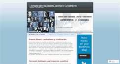 Desktop Screenshot of ciudadaniayconocimiento.wordpress.com