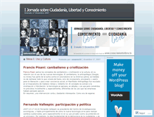 Tablet Screenshot of ciudadaniayconocimiento.wordpress.com