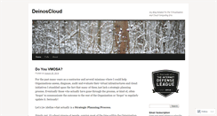 Desktop Screenshot of deinoscloud.wordpress.com