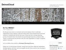 Tablet Screenshot of deinoscloud.wordpress.com