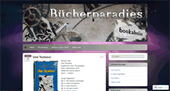 Desktop Screenshot of buecherparadies.wordpress.com