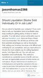 Mobile Screenshot of jasonthomas2366.wordpress.com