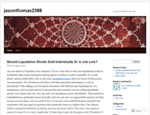 Tablet Screenshot of jasonthomas2366.wordpress.com