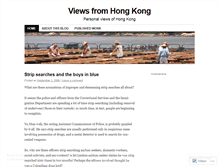 Tablet Screenshot of hkviews.wordpress.com