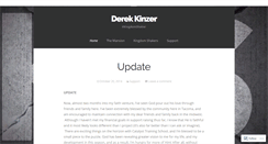 Desktop Screenshot of derekjkinzer.wordpress.com