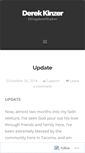 Mobile Screenshot of derekjkinzer.wordpress.com