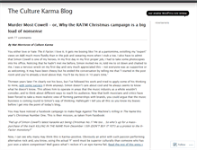 Tablet Screenshot of culturekarma.wordpress.com