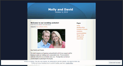 Desktop Screenshot of mollyanddavid2010.wordpress.com