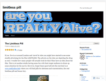 Tablet Screenshot of limitlesspill.wordpress.com