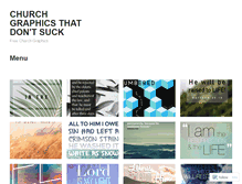 Tablet Screenshot of churchgraphics.wordpress.com