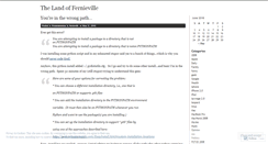 Desktop Screenshot of fernieville.wordpress.com