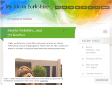 Tablet Screenshot of myyorkshirelife.wordpress.com