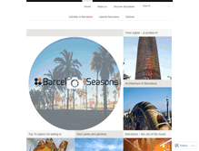 Tablet Screenshot of barcelona4seasons.wordpress.com