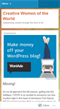 Mobile Screenshot of creativewomenoftheworld.wordpress.com