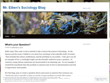 Tablet Screenshot of eibsociology.wordpress.com