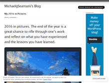 Tablet Screenshot of michaelgseamans.wordpress.com