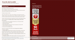 Desktop Screenshot of mybeautifulskin.wordpress.com