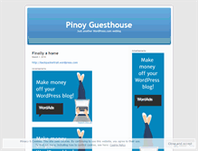 Tablet Screenshot of pinoyguesthouse.wordpress.com