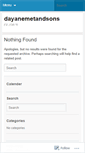 Mobile Screenshot of dayanemetandsons.wordpress.com