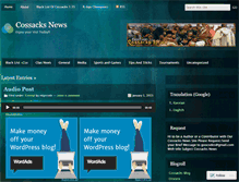 Tablet Screenshot of cossacksnews.wordpress.com