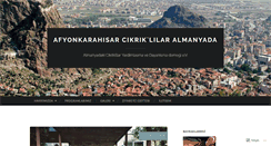 Desktop Screenshot of afyon03cikrik.wordpress.com