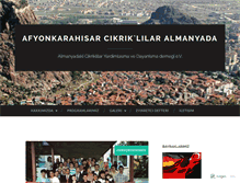 Tablet Screenshot of afyon03cikrik.wordpress.com