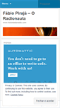 Mobile Screenshot of fabiopiraja.wordpress.com