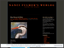 Tablet Screenshot of nancifulmek.wordpress.com