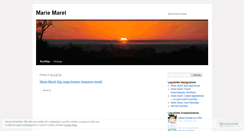 Desktop Screenshot of mariemarel2.wordpress.com